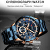 CURREN Men Watch Top Brand Luxury Sports Quartz Mens Watches Full Steel Waterproof Chronograph Wristwatch Men Relogio Masculino