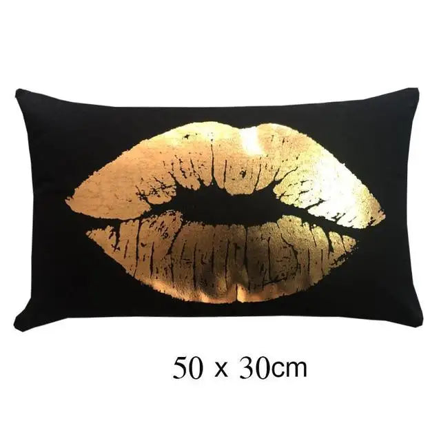 Golden Pineapple & Love  Cushion Decorative Pillows Brozing Gold Pillowcase Home Decor Sofa Throw  Pillows 45*45cm Almofada Luxo