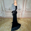 Novance Y4065 Elegantes Abendkleid 2024 mit Handschuhen Damenbekleidung Sexy Club für Party Trägerlose Kleidung Luxus