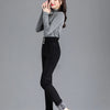 Thermal Winter Thick Fleece High-waist Warm Skinny Jeans Thick Women Stretch Button Pencil Pants Mom Casual Velvet Jeans