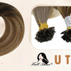 Full Shine Human Hair Extensions Clip in Hair Extensions Human Hair 7PCS 105G Double Weft Hair Extensions Human Hair For Woman