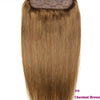 ZZHAIR 100% Brazilian Human Remy Hair Extensions 16"-26" 1Pcs Set 100g-200g One Piece 5 Clips In Natural Straight