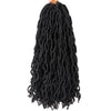 Goddess Faux Locs Crochet Hair Soft Curly Dreadlocks Hair Extensions Synthetic Braiding Hair Ombre Crochet Locs Wholesale Braids