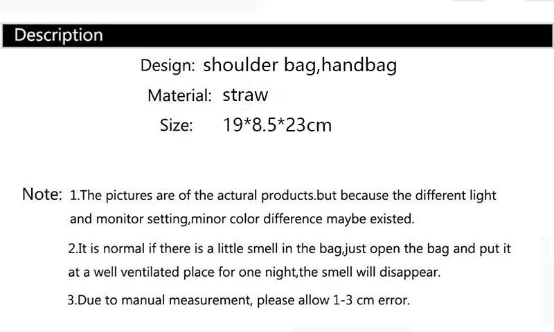 Straw Bag Women Hand-Woven Handbag Moon Shape Lace Bow Rattan Bag Big Capacity Drawstring Casual Beach Shoulder Crossbody Bag