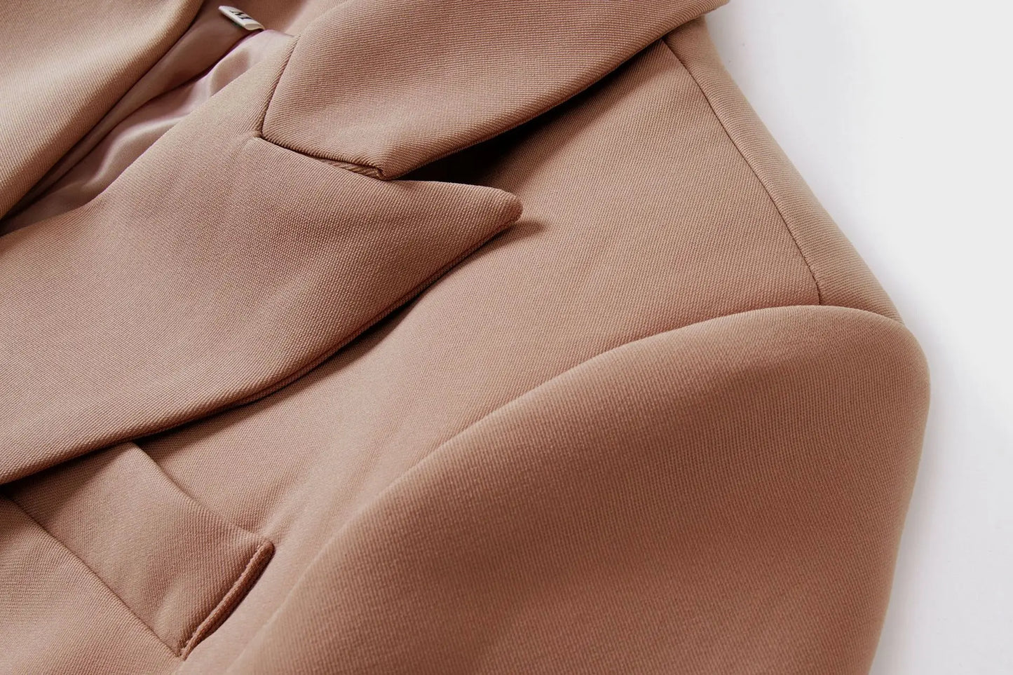 HARLEYFASHION Europäisch Amerikanisch 2021 Frühling Herbst Slim Doppelreiher Damen Blazer OL Unifarbener Hochwertiger Anzug Blazer XXL