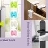 1Pcs Home Refrigerator Lock Fridge Freezer Door Catch Lock Toddler Kids Child Cabinet Safety Lock For Baby Safety Child Lock