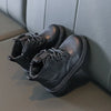 Autumn Winter Kids Boots Warm Plush Boys Toddler Girls Boots Fashion Leather Children Casual Shoes Boys Girls Boots for Kids