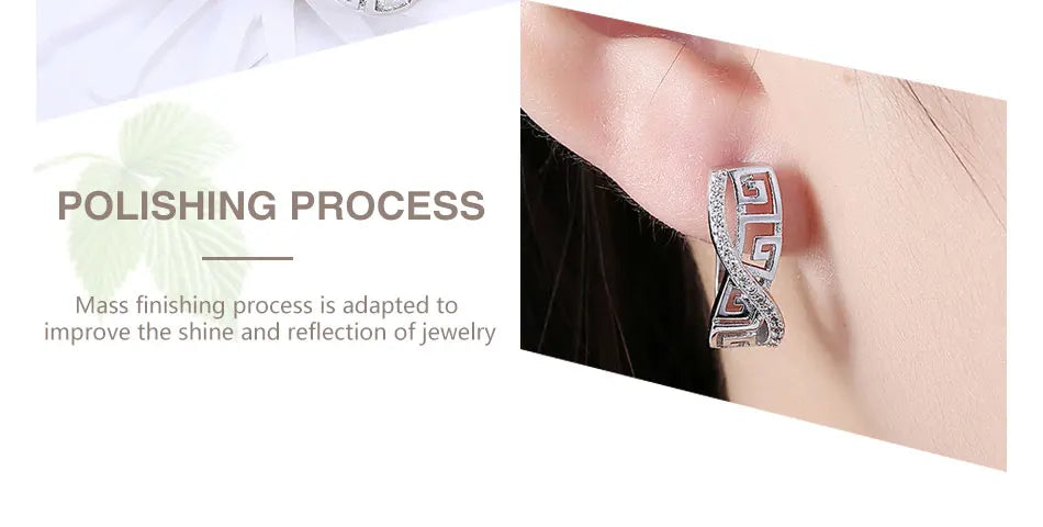 DOTEFFIL 925 Sterling Silber Klassische AAA Zirkon Ohrringe Mode Für Frauen Hochzeit Verlobung Party Geschenk Schmuck
