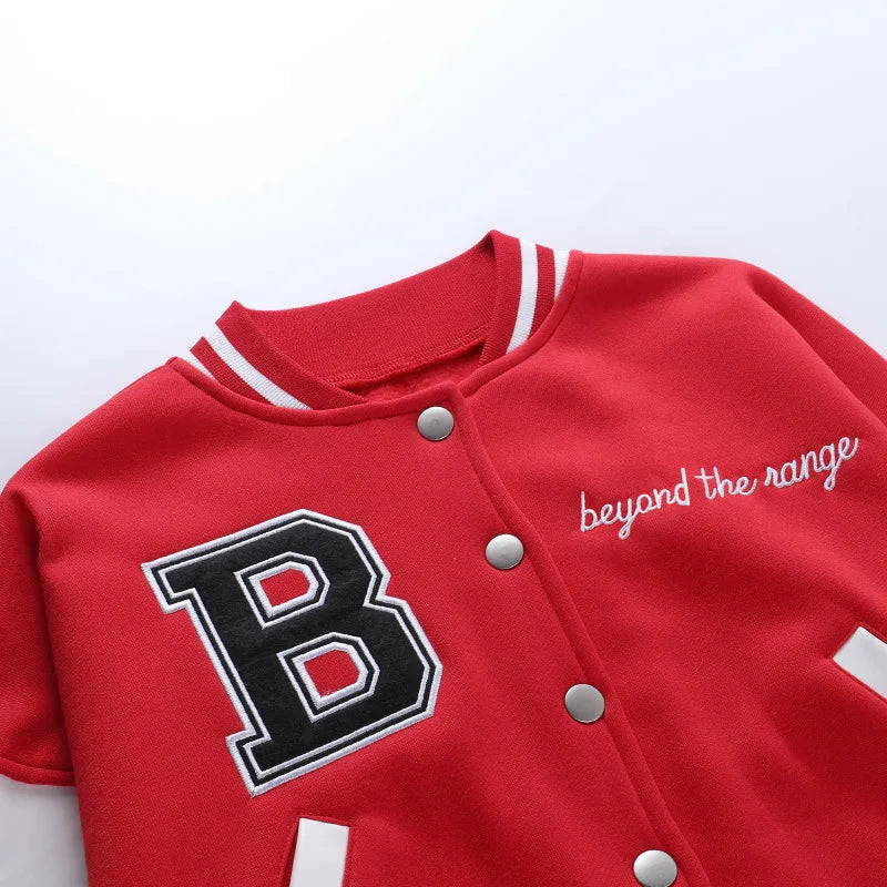 Patchwork Short Jacket Women Fall Casual Letter Print Button Baseball Uniform Coat Y2K Fashion Sporty Sweatshirt Oversize