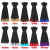 Dreadlock Extensions Loc Extensions Afro Kinky Dreads Extensions for Men/Women, Synthetic Dread Set Thick Soft Locs Extensions