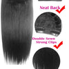 ZZHAIR 100% Brazilian Human Remy Hair Extensions 16"-26" 1Pcs Set 100g-200g One Piece 5 Clips In Natural Straight
