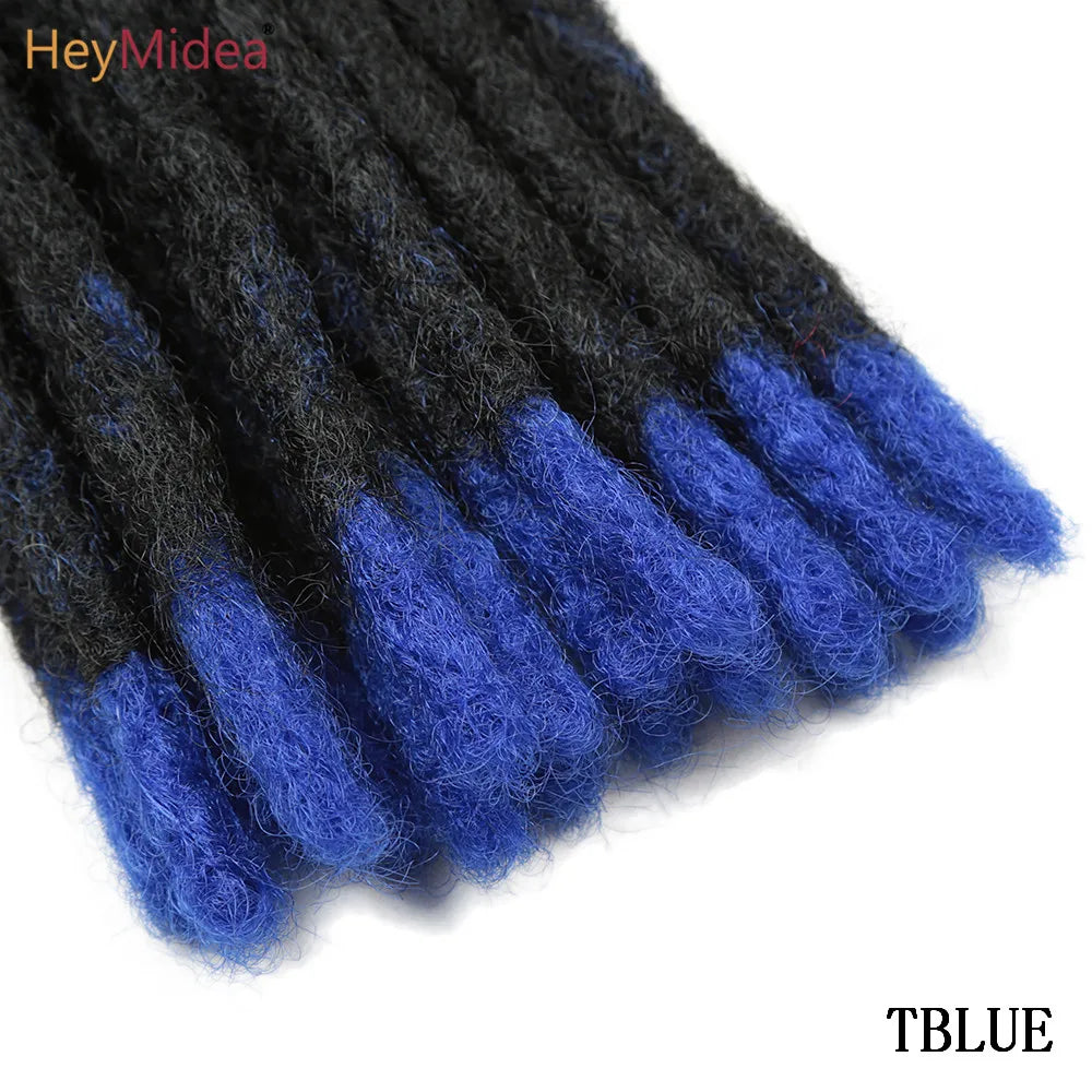 10-Zoll Synthetische Dreadlocks Häkelzöpfe Haare Handgemachte Locs Hip-Hop-Stil Für Männer Und Frauen Ombre Flechtperücke Extensions He