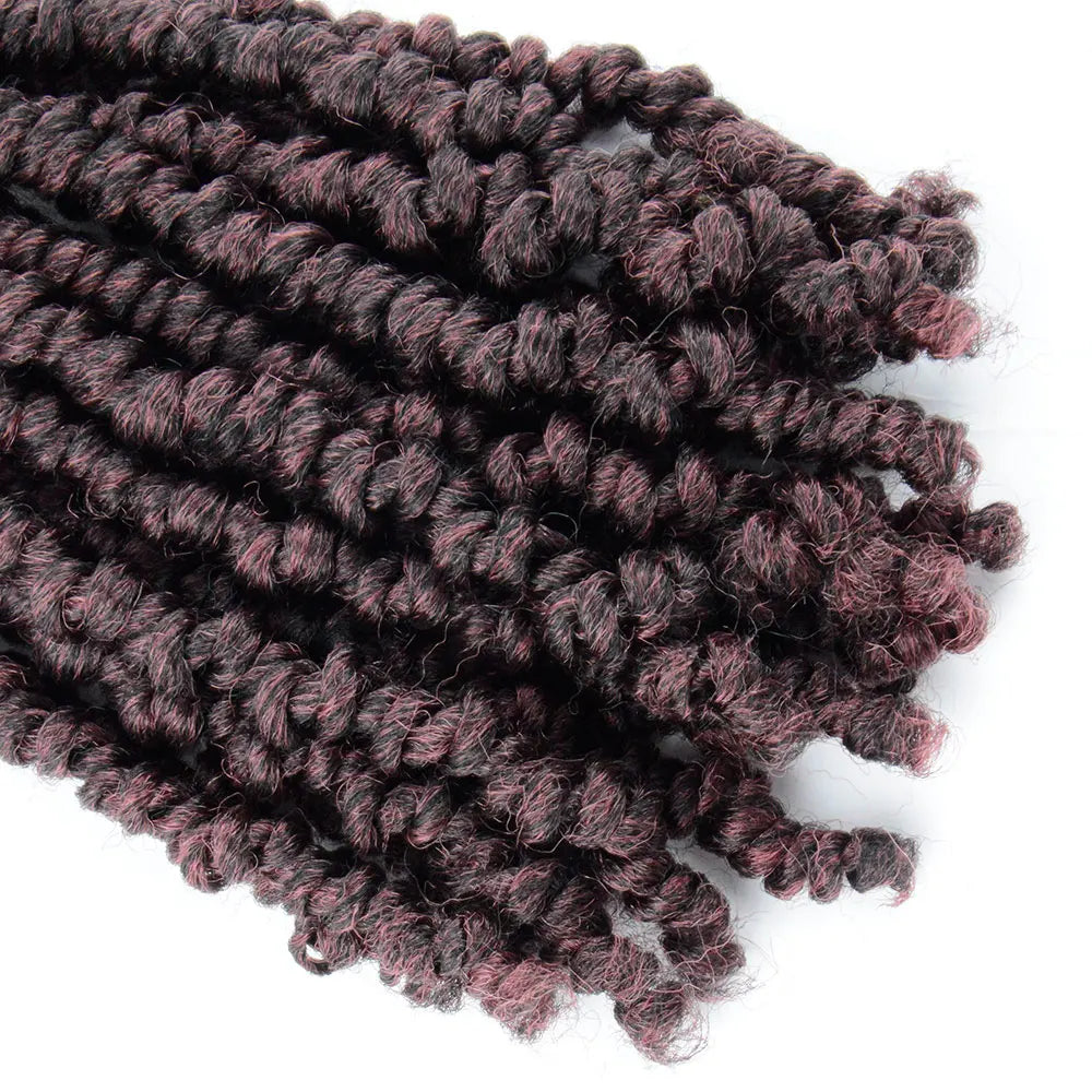 Bob Spring Twist Hair Vorgeflochtene Häkelzöpfe 6 Zoll Synthetisches kurzes Passion Twist Haar vorgeflochten von Flyteng