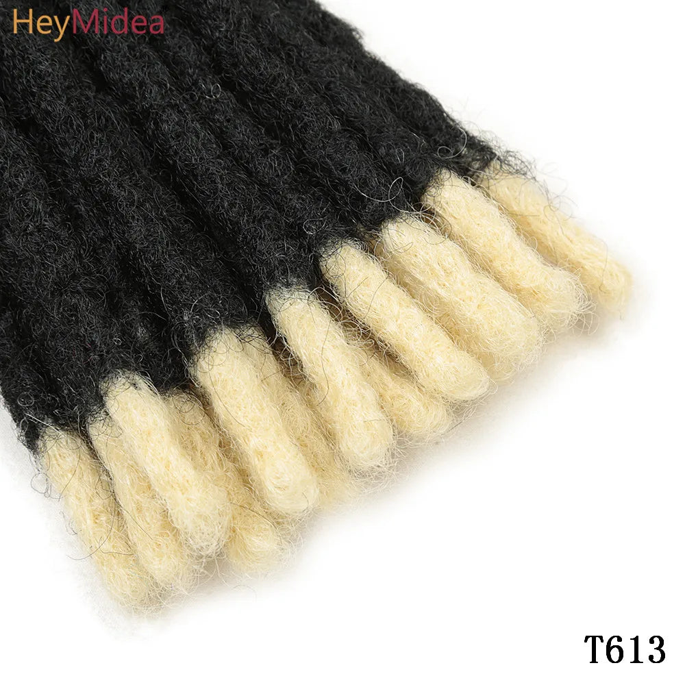 10-Zoll Synthetische Dreadlocks Häkelzöpfe Haare Handgemachte Locs Hip-Hop-Stil Für Männer Und Frauen Ombre Flechtperücke Extensions He
