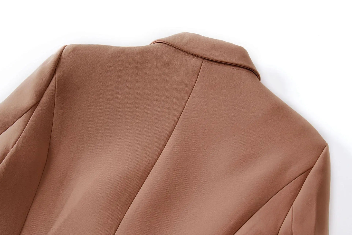 HARLEYFASHION Europäisch Amerikanisch 2021 Frühling Herbst Slim Doppelreiher Damen Blazer OL Unifarbener Hochwertiger Anzug Blazer XXL