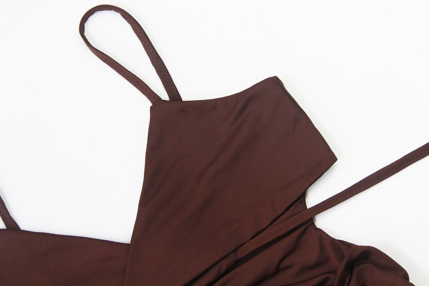 Sexy Spaghetti Strap String Cross Bodycon Dress for Women Solid Backless Cut-out Night Club Dress Summer Sleeveless  Mini Dress