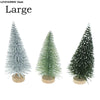 1/3/6 Stück Miniatur-Weihnachtsbaum, kleiner künstlicher Sisal-Schnee-Landschafts-Baum für Weihnachtsbastelarbeiten, Tischdekoration