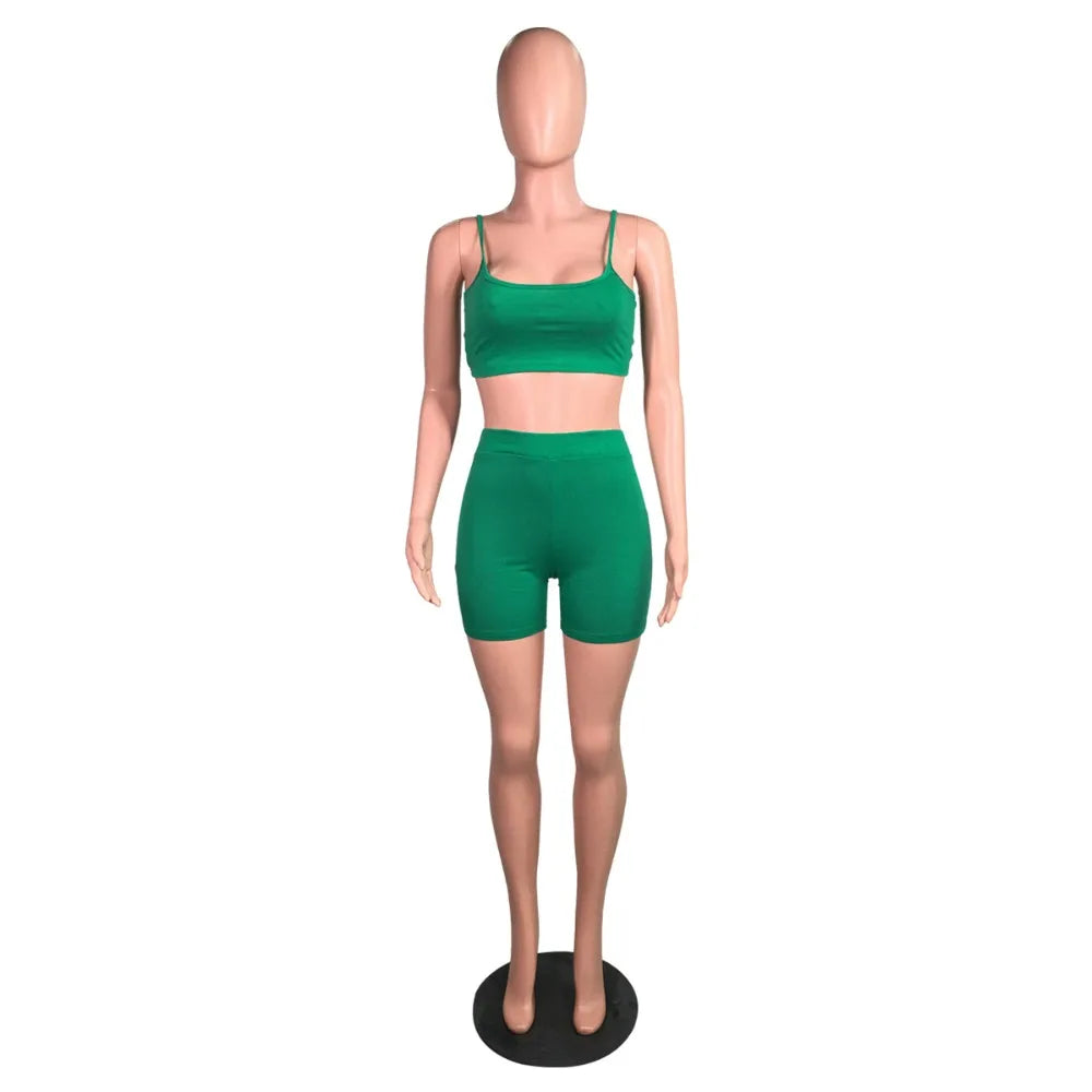 two piece set women two pieces outfits summer clothes crop top shorts 2 piece set women  summer clothing wholesale