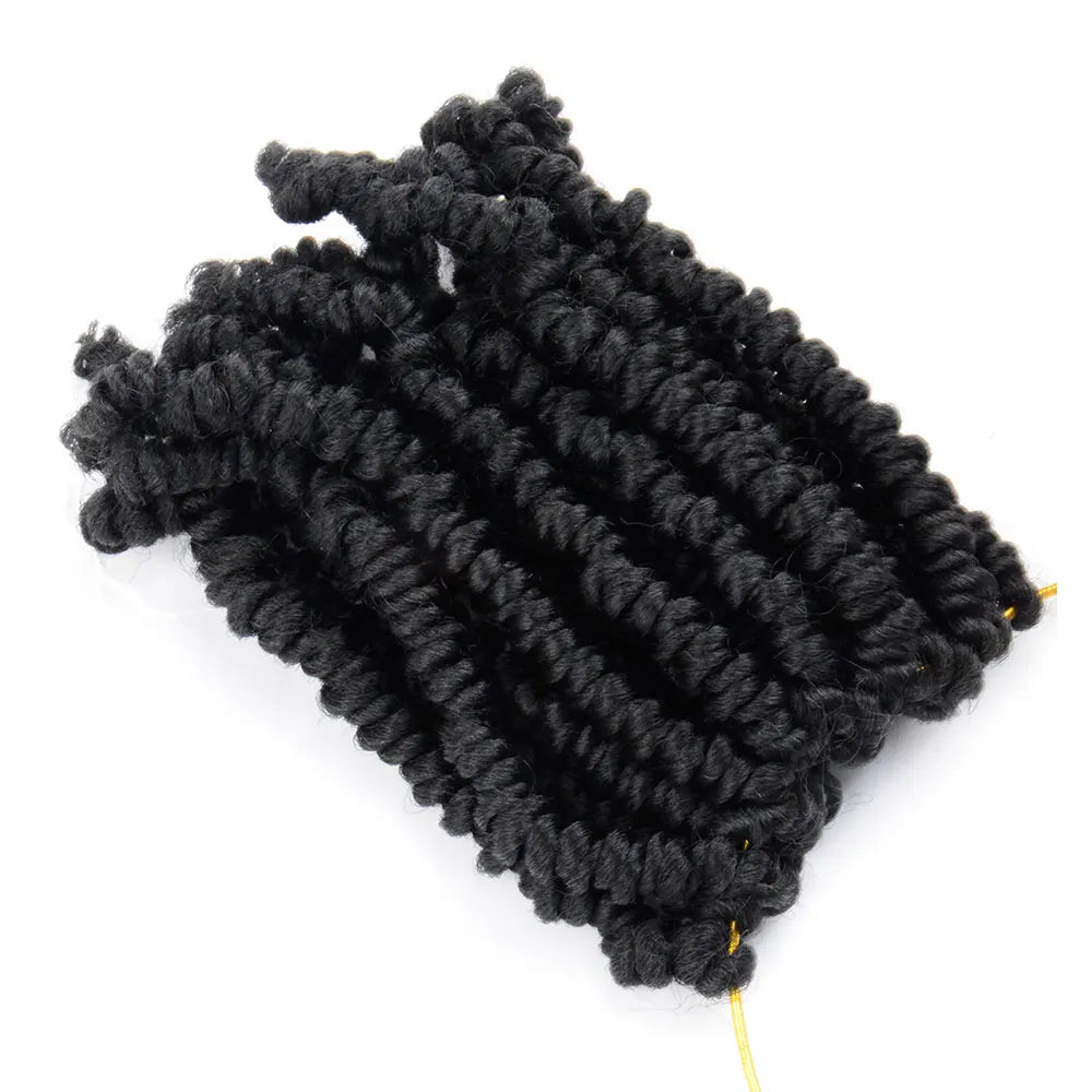 Bob Spring Twist Hair Vorgeflochtene Häkelzöpfe 6 Zoll Synthetisches kurzes Passion Twist Haar vorgeflochten von Flyteng