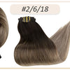 Full Shine Human Hair Extensions Clip in Hair Extensions Human Hair 7PCS 105G Double Weft Hair Extensions Human Hair For Woman