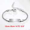Vnox Personalize Mom Daughter Son Name Bracelets Non Allergy Stainless Steel Baptism Custom Love Baby Gifts Adjustable Jewelry