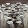 Full Shine Human Hair Extensions Clip in Hair Extensions Human Hair 7PCS 105G Double Weft Hair Extensions Human Hair For Woman