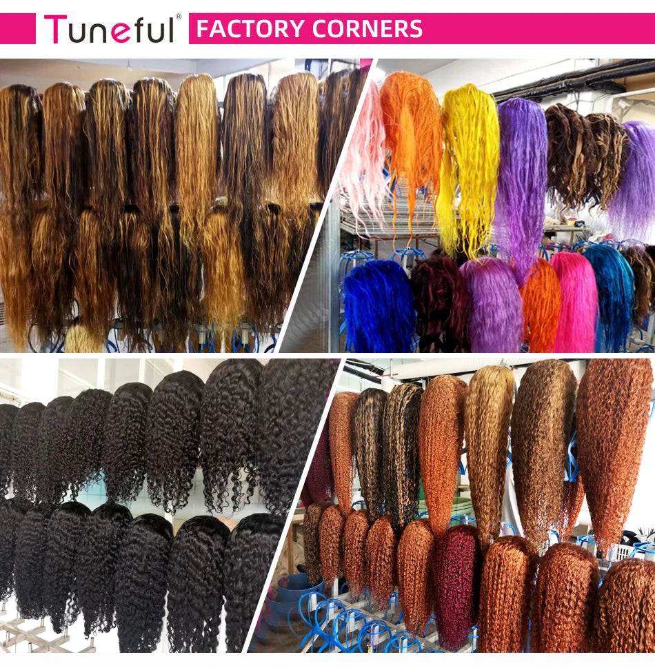100% Glueless Wigs Human Hair Wigs Ready To Wear Bleached Knots 6x4 Pre Cut HD Transparent Wear And Go Wigs Kinky Curly 210%