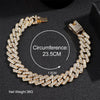 Flatfoosie Hip Hop Iced Out Chunky Cuban Chain Anklets For Women Luxury Rhinestone Link Ankle Bracelet Beach Barefoot Jewelry