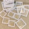 10PCS Plastic 3D Floating Jewelry Display Stands Clear Necklace Bracelet Holder for Gift Shop Storage Organizer Box Wholesale