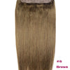 ZZHAIR 100% Brazilian Human Remy Hair Extensions 16"-26" 1Pcs Set 100g-200g One Piece 5 Clips In Natural Straight