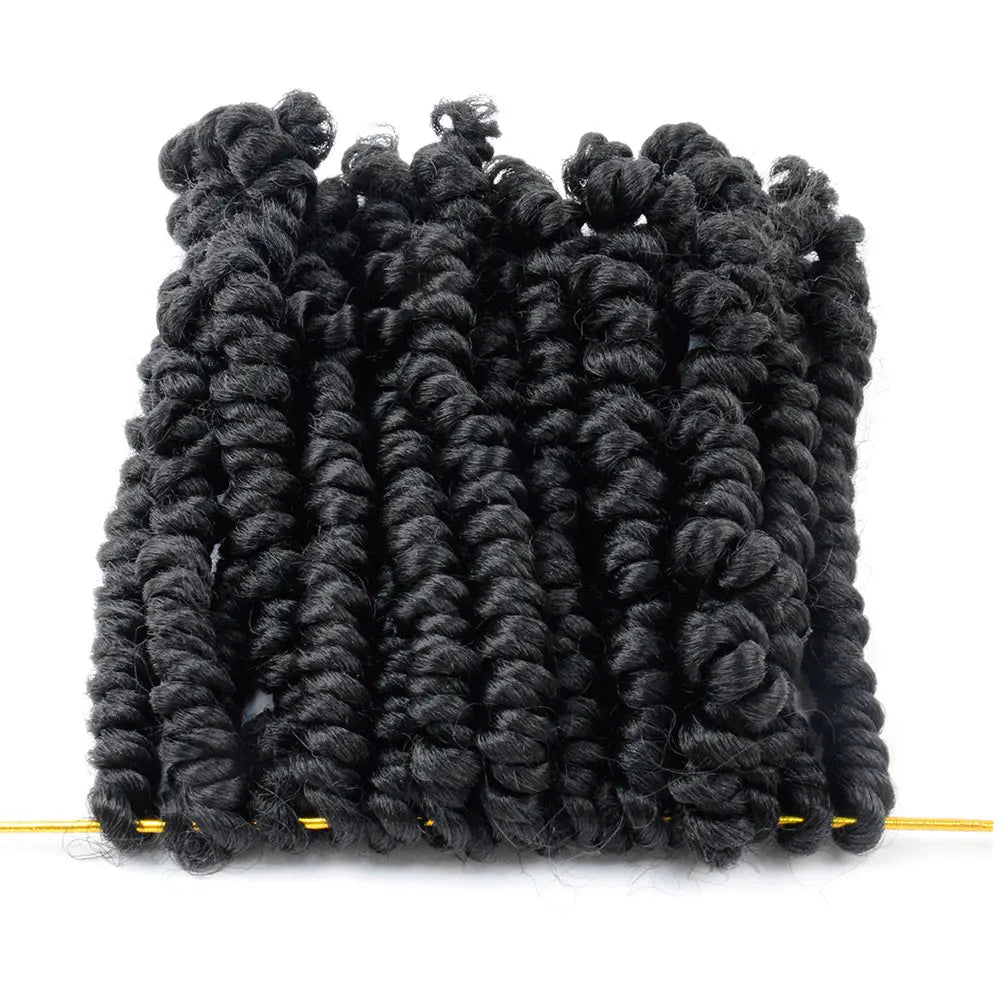 Bob Spring Twist Hair Vorgeflochtene Häkelzöpfe 6 Zoll Synthetisches kurzes Passion Twist Haar vorgeflochten von Flyteng
