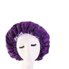 Double-Sided Sleeping Hat Adjustable Nightcap Bathing Hat Girl Sleep Protector Tool