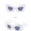 Cat Eye Sunglasses Women Punk Soft Fur Velvet Ladies Sun Glasses 2024 Luxury Brand Trendy Shades Eyewear Oculos De Sol Feminino