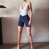 Sexy Solid Color Hanging Neck Bandage V-neck Off Shoulder Crop Tops 2021 Summer Women Fashion Casual Black Halter Vest Comfort