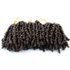 Bob Spring Twist Hair Vorgeflochtene Häkelzöpfe 6 Zoll Synthetisches kurzes Passion Twist Haar vorgeflochten von Flyteng