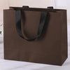 100pcs Custom LOGO Shopping bags High quality thick Paper Tote bags  for  Jewelry bag