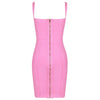 bandage dress summer orange bodycon dresses for women 2022 sexy spaghetti royal blue club celebrity party dress birthday outfit