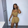two piece set women two pieces outfits summer clothes crop top shorts 2 piece set women  summer clothing wholesale