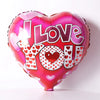10 Stück 18 Zoll Valentinstags-Heliumballons, „I Love You“ Herzfolienballon, Romantische Hochzeits-Valentinstags-Partydekorationen