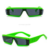 Rimless Square Sunglasses Women Punk Vintage Brand Green Black Shades Sun Glasses Men Trend Female Eyewear Designer Oculos