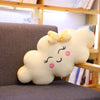 Riesiges Wolkenkissen im neuen Kawaii-Stil, weiches Plüschkissen, Wolken-Plüschtier mit Lächeln für Kinder, Babys, Mädchen, schönes Geschenk