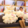 Riesiges Wolkenkissen im neuen Kawaii-Stil, weiches Plüschkissen, Wolken-Plüschtier mit Lächeln für Kinder, Babys, Mädchen, schönes Geschenk