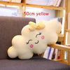 Riesiges Wolkenkissen im neuen Kawaii-Stil, weiches Plüschkissen, Wolken-Plüschtier mit Lächeln für Kinder, Babys, Mädchen, schönes Geschenk