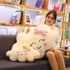 Riesiges Wolkenkissen im neuen Kawaii-Stil, weiches Plüschkissen, Wolken-Plüschtier mit Lächeln für Kinder, Babys, Mädchen, schönes Geschenk