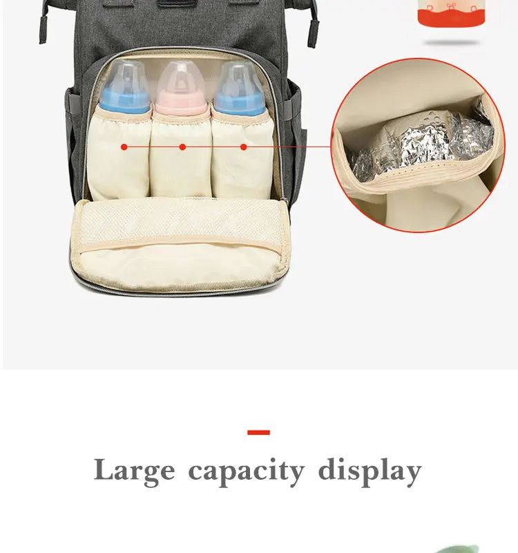 Nappy Backpack Bag Mummy Large Capacity Bag Mom Baby Multi-function Waterproof Outdoor Travel Diaper Bags For Baby Care
