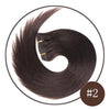 Doreen Full Head Brazilian Machine Remy Clip in Hair Extensions Human Hair 100% Real Natural Hairpiece Clips On 120G 14 To 22
