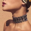 Strass Choker Halskette 2023 Statement-Halsketten für Damen Große Mode Halskette Kragen Party Chunky Halskette Collier Bijoux