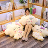 Riesiges Wolkenkissen im neuen Kawaii-Stil, weiches Plüschkissen, Wolken-Plüschtier mit Lächeln für Kinder, Babys, Mädchen, schönes Geschenk