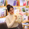 Riesiges Wolkenkissen im neuen Kawaii-Stil, weiches Plüschkissen, Wolken-Plüschtier mit Lächeln für Kinder, Babys, Mädchen, schönes Geschenk