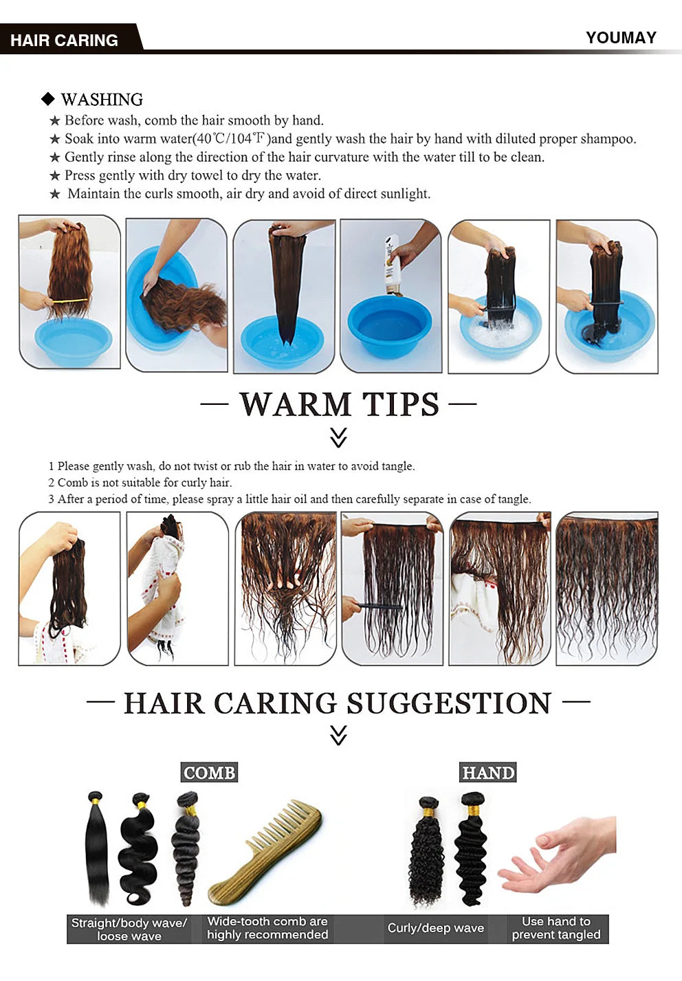 4B 4C Afro Kinky Curly Clip-In Echthaar-Extensions 100 % mongolisches unbehandeltes Haar Echtes menschliches Naturhaar Schwarz Clip-Ins Afro-Bündel YouMay
